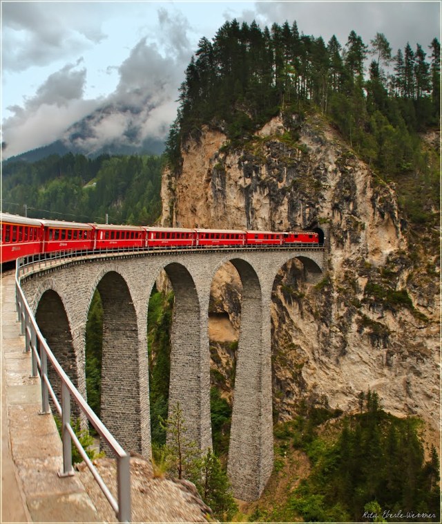 Landwasserviadukt İsviçre, Foto: Wikipedia