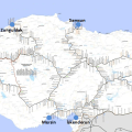 Türkiye Demiryolu Bağlantılı Limanlar, Harita: TCDD, İllustrasyon: Rail Turkey