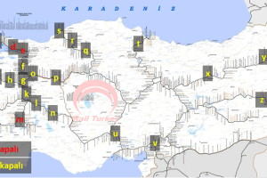 116 - Yol Yenileme Çalışmaları Haritası, İllustrasyon: Rail Turkey