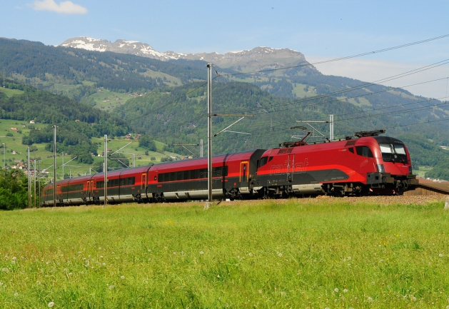 ÖBB Railjet, Avusturya
