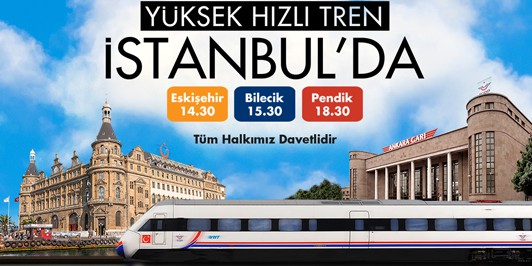 133 - İstanbul Ankara Hızlı Tren Açılış Töreni. Afiş: TCDD