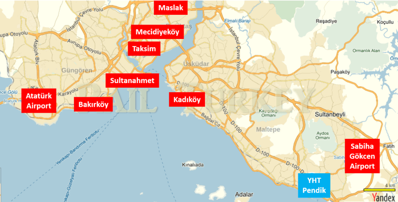 171 - İstanbul YHT ulaşım - Onur