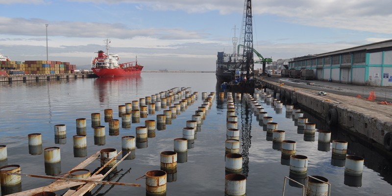 480 - Bandırma Feribot Rampası İnşaatı. Foto: Erkan Özkan ©