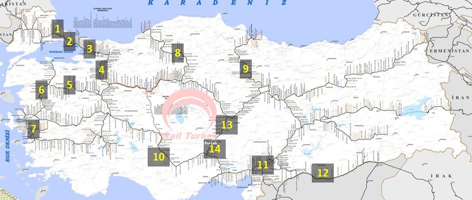 268 - Demiryolu Çalışmaları ve Kısıtlamalar Nisan 2015