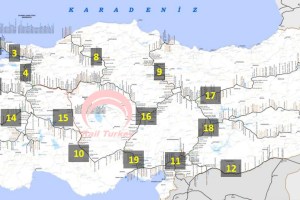 Demiryolu Hatlarında Kısıtlamaları ve Kapamalar - Temmuz 2015