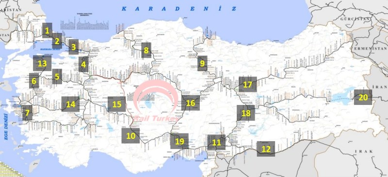301 - Demiryolu Hatlarında Kısıtlamaları ve Kapamalar - Temmuz 2015