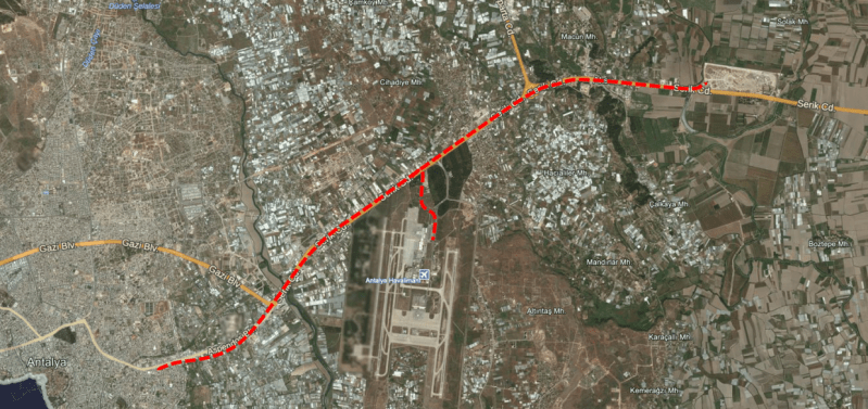 454 - Antalya Expo Raylı Sistemi