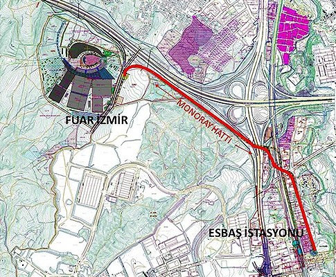 455 - İzmir monoray hattı