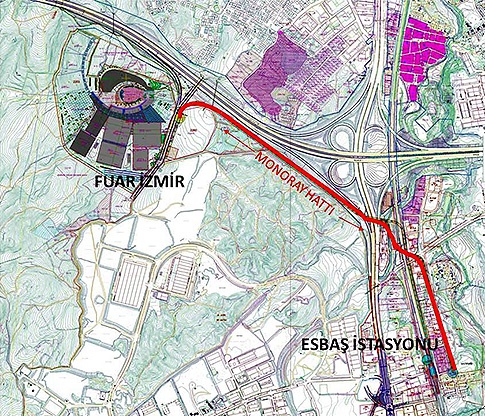 İzmir monoray hattı