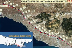 418 - Kadıköy Kartal Kaynarca Metro Haritası
