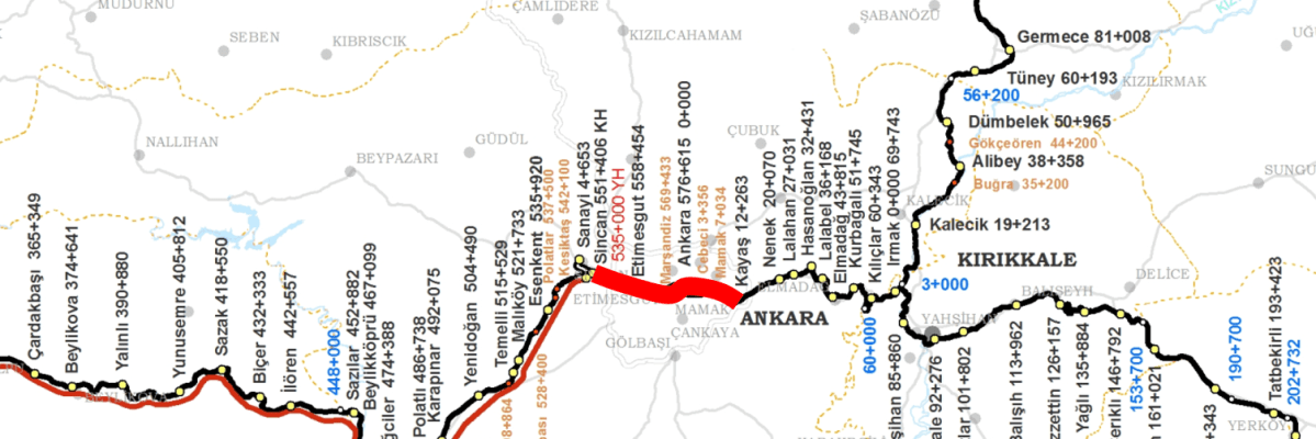 514 - Sincan Kayaş Demiryolu
