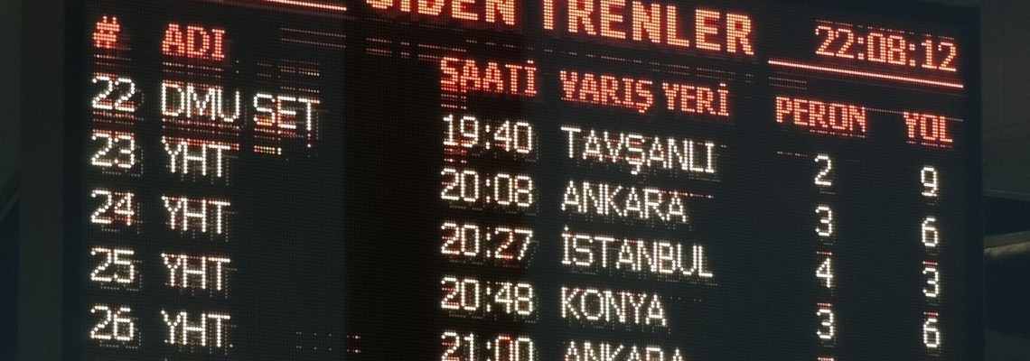 678 - Timetable board - Steve Hobson