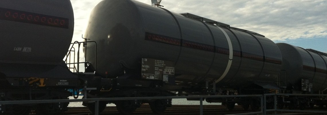 717 - Tüpraş Vagonları Tekirdağ Limanında - Onur