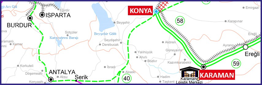 Konya-Karaman hızlı tren hattı