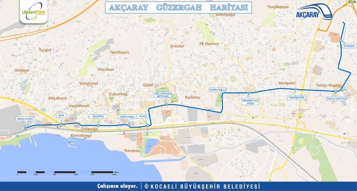 Kocaeli Akçaray tramvay hattı