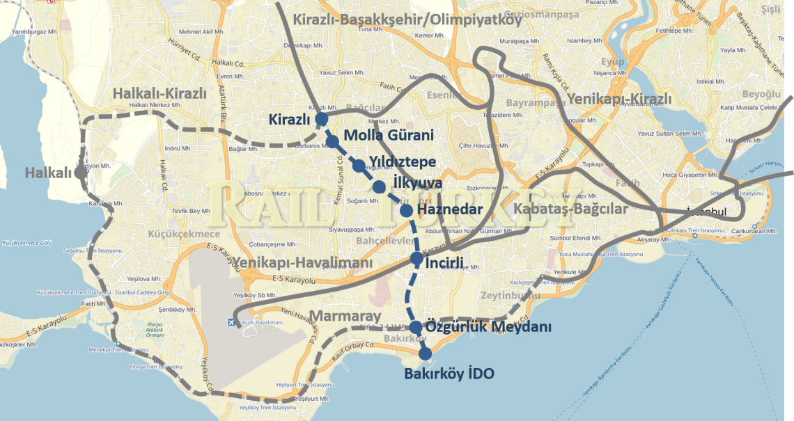 Kirazlı-Bakırköy metrosu (M3)