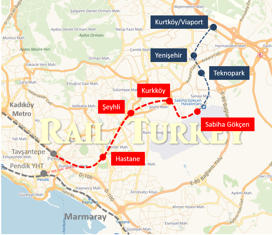 Tavşantepe-Sabiha Gökçen havalimanı metrosu (M4)