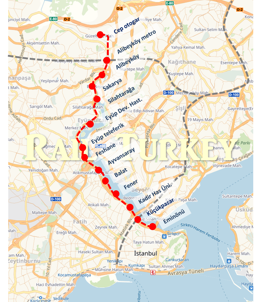 Haliç tramvayı (T5)